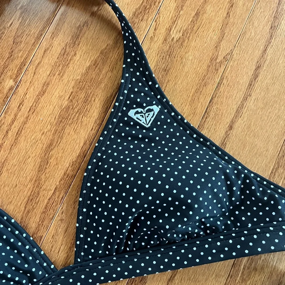 ROXY Black Polka Dot Bikini - Picture 2 of 6